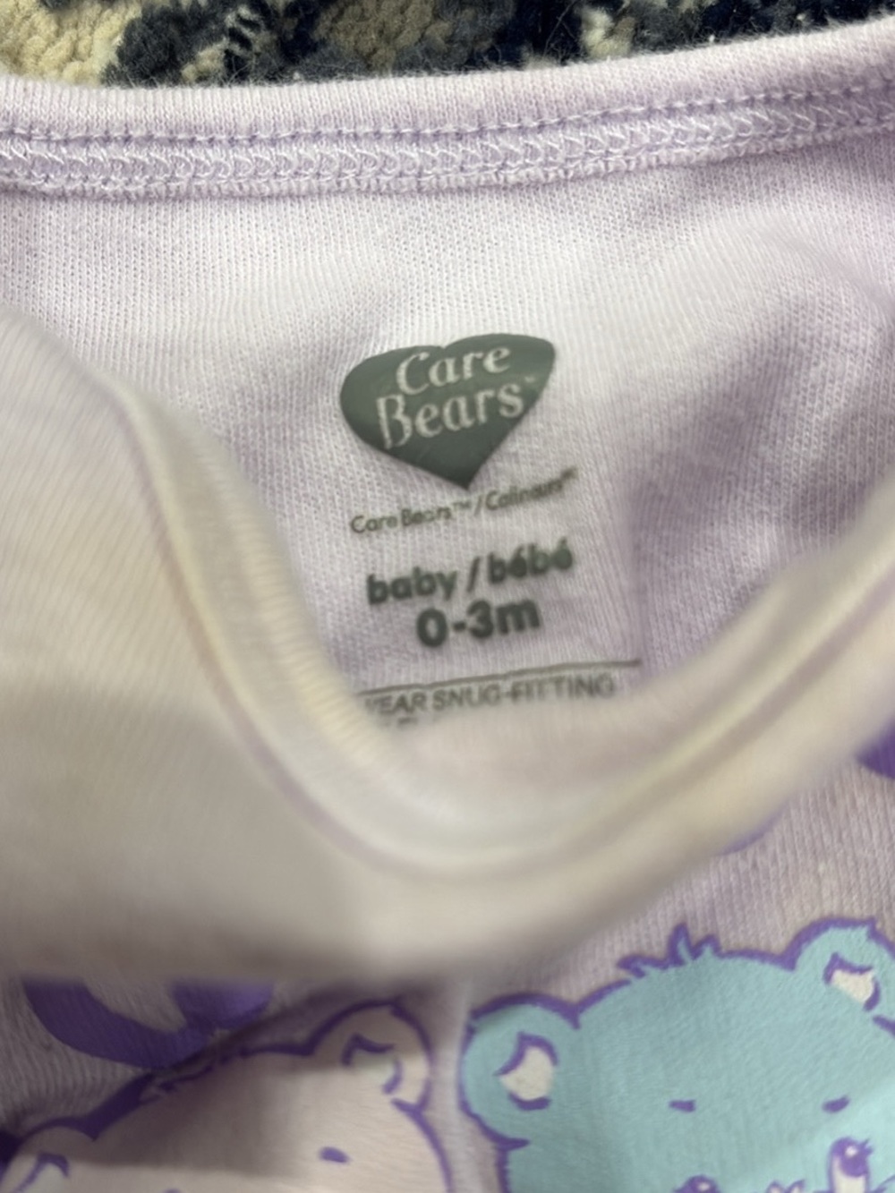 Care Bears Lavender & Pink Baby One-Pieces with Panda and Heart Prints - Picture 10 of 10